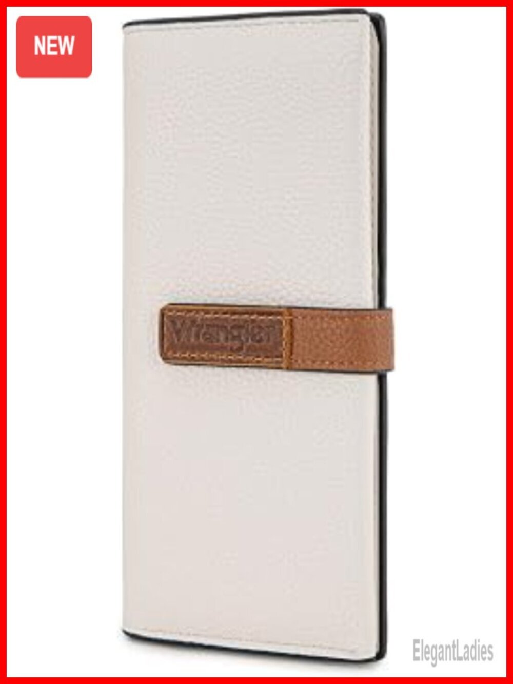 RFID Bifold Wallet with Snap Closure - Faux Leather Card Holder & Money